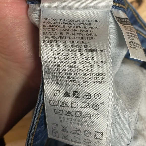 Levi Strauss & CO 721 high waist size 31 super skinny medium wash stretchy jeans - Picture 12 of 12